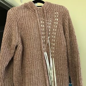 Oversized pink comfy sweater